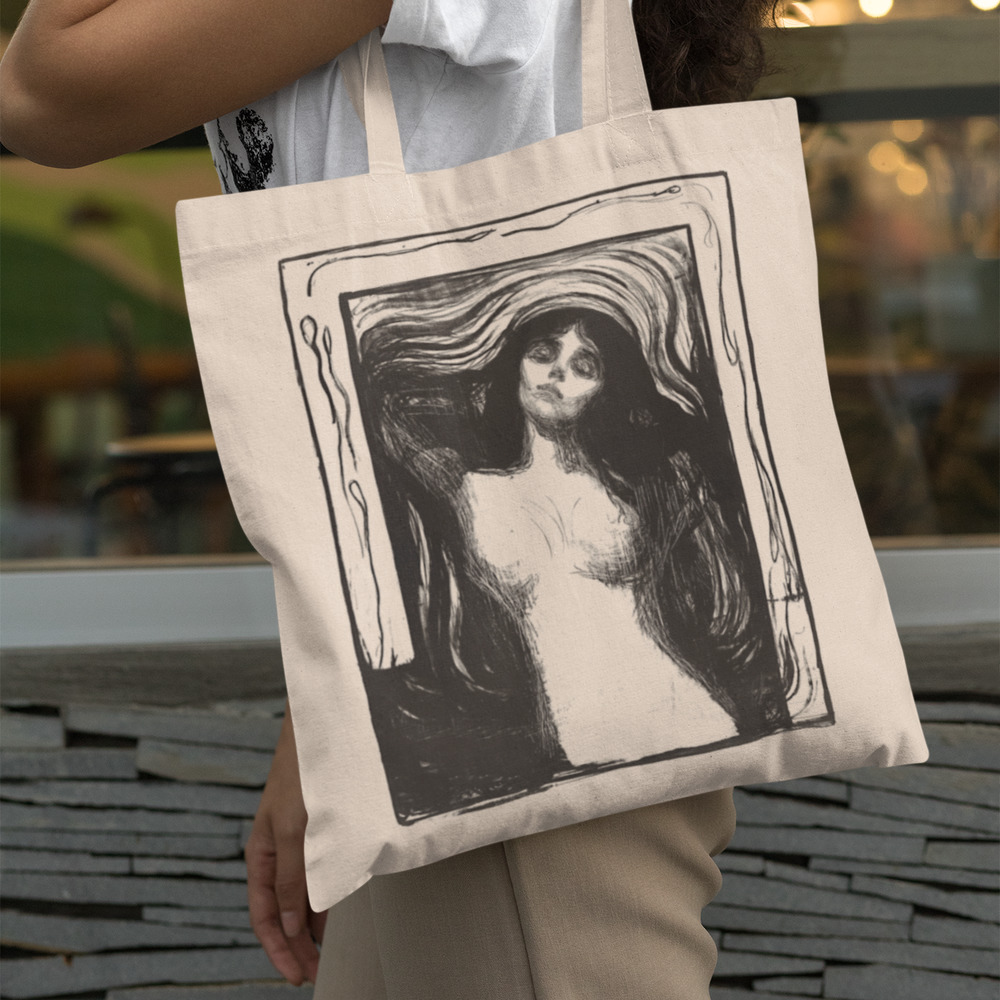 Madonna Liebendes Weib Canvas Tote Bag